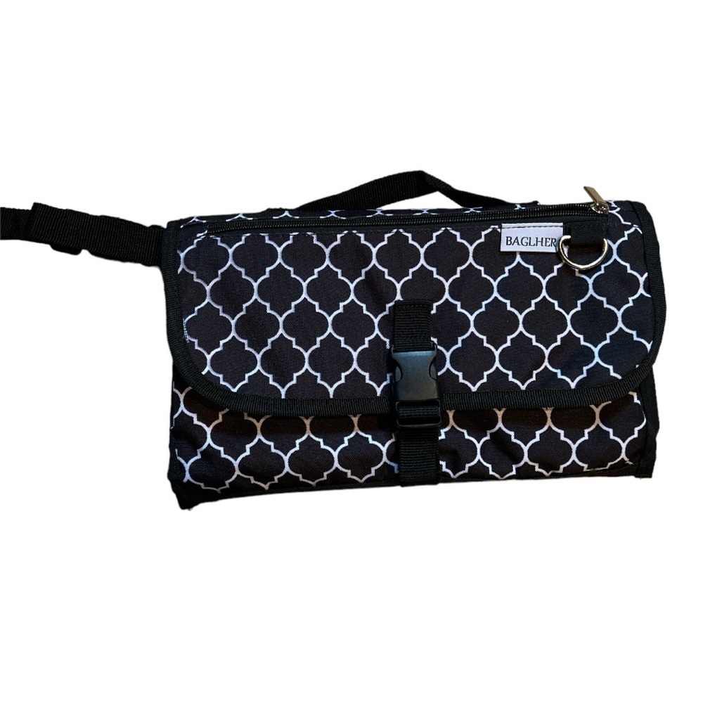 . BAGLHER portable diaper changing pad and storage bag